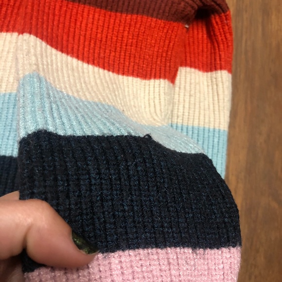 Davi & Dani Striped Pocket Knit Sweater - Picture 6 of 6